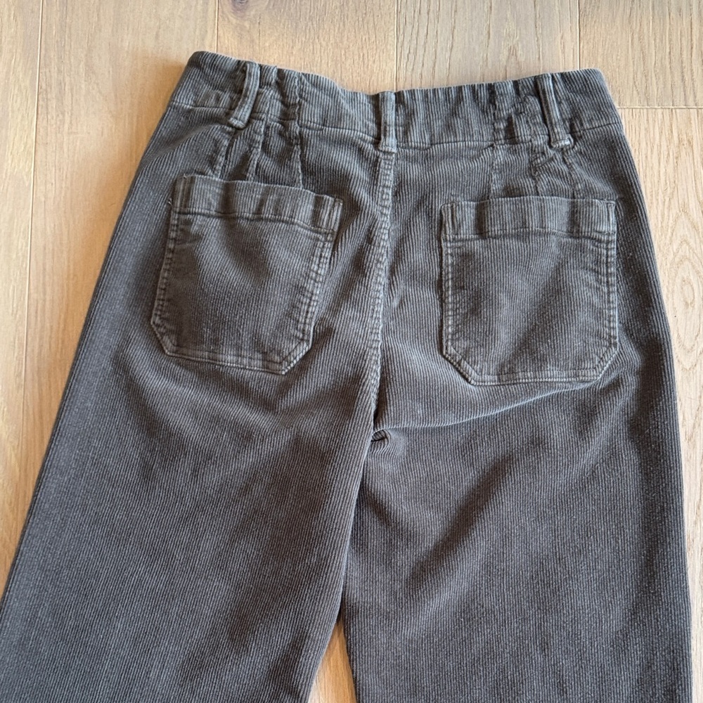 Organic Stretch Corduroy Cropped Wide Leg Pants size 6 - Picture 7 of 7